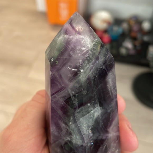 😍❤️ Beautiful  Rainbow Fluorite tower - Picture 7 of 9